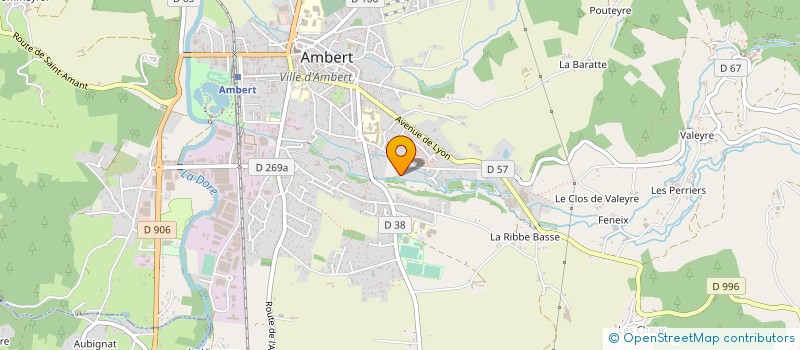 localisation de l'entreprise SCI ELDA  AMBERT