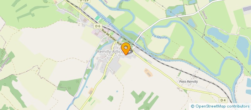 localisation de l'entreprise SCI ELDA  REMILLY-AILLICOURT