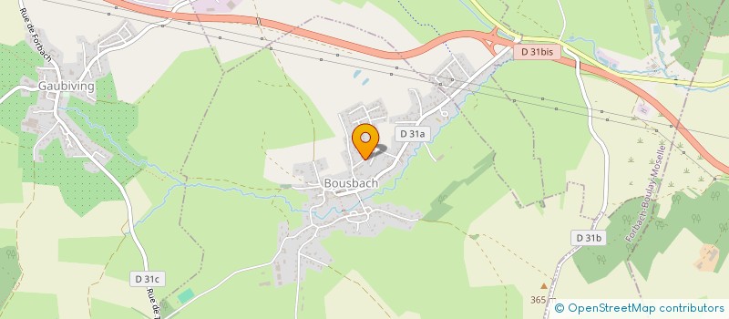 localisation de l'entreprise SCI ELDATOCA  BOUSBACH