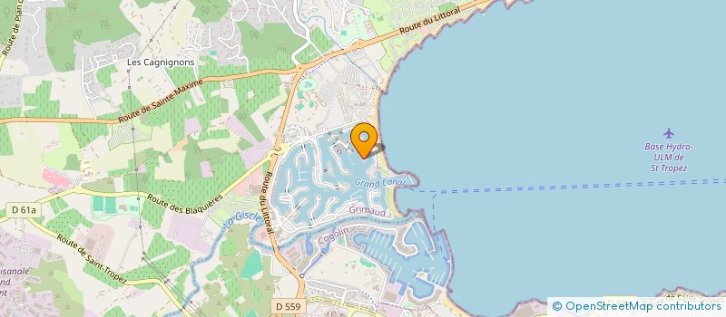 localisation de l'entreprise SCI ELDI à GRIMAUD