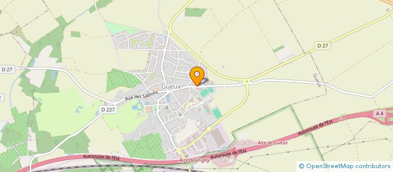 localisation de l'entreprise SCI ELDM  GUEUX