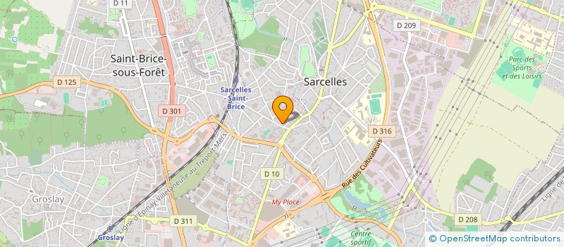 localisation de l'entreprise SCI ELDORADO à SARCELLES