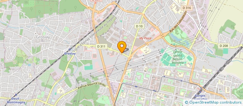 localisation de l'entreprise SCI ELDORADO à SARCELLES