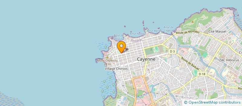 localisation de l'entreprise SCI ELDORADO  CAYENNE