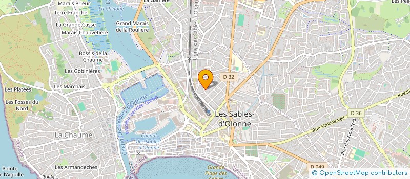 localisation de l'entreprise SCI ELE à LES SABLES D'OLONNE