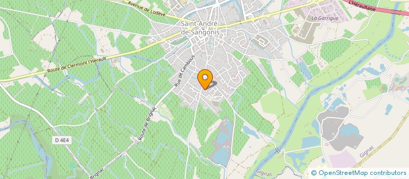 localisation de l'entreprise SCI ELEA  SAINT-ANDRE-DE-SANGONIS