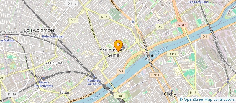 localisation de l'entreprise SCI ELEA à ASNIERES-SUR-SEINE
