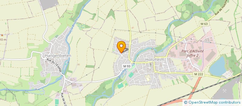 localisation de l'entreprise SCI ELEA  HOLTZHEIM