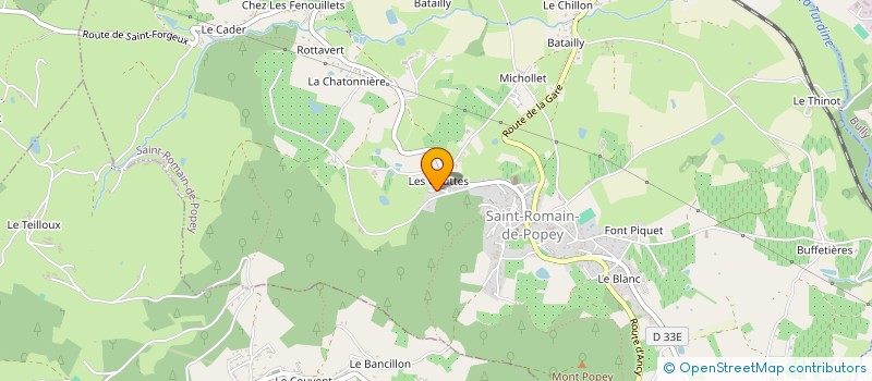 localisation de l'entreprise SCI ELEAK  FLEURIEUX-SUR-L'ARBRESLE