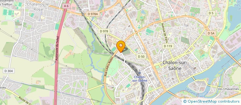 localisation de l'entreprise SCI ELEALEB  CHALON-SUR-SAONE