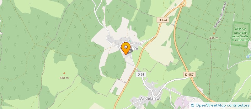 localisation de l'entreprise SCI ELEAMAX  ANDELARRE