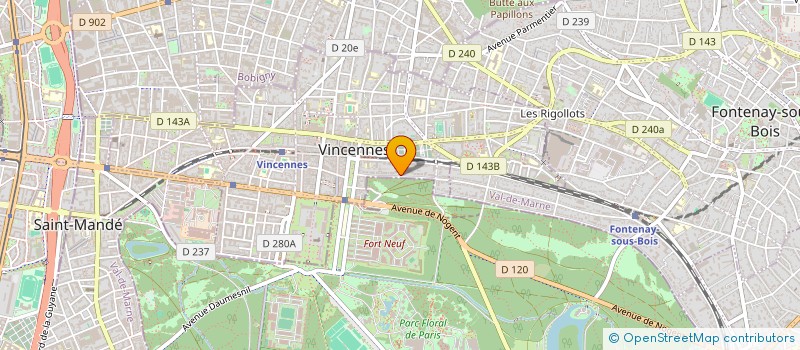 localisation de l'entreprise SCI ELEANA à VINCENNES