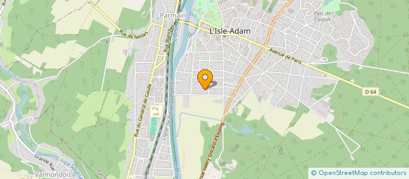 localisation de l'entreprise SCI ELEANA  L'ISLE-ADAM