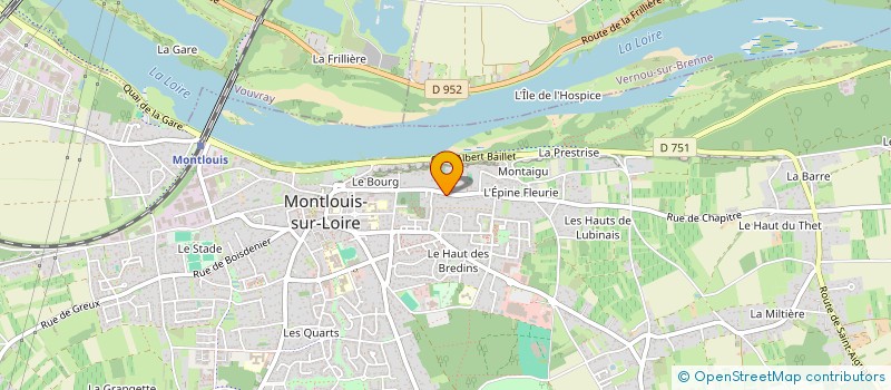 localisation de l'entreprise SCI ELEANORE à MONTLOUIS-SUR-LOIRE