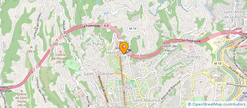 localisation de l'entreprise SCI ELEBEGEO à NICE