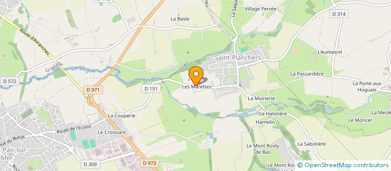 localisation de l'entreprise SCI ELEC à GRANVILLE