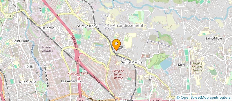 localisation de l'entreprise SCI ELECLEVE à MARSEILLE