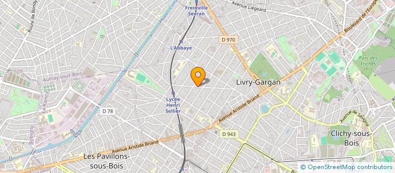 localisation de l'entreprise SCI ELECTRA à LIVRY-GARGAN