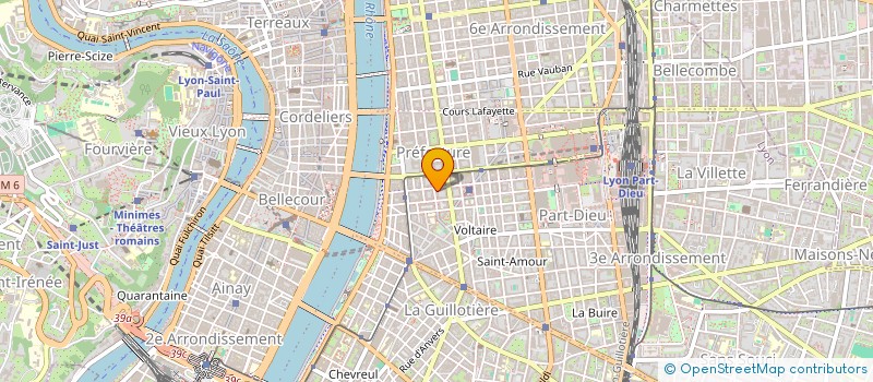 localisation de l'entreprise SCI ELECTRA  LYON