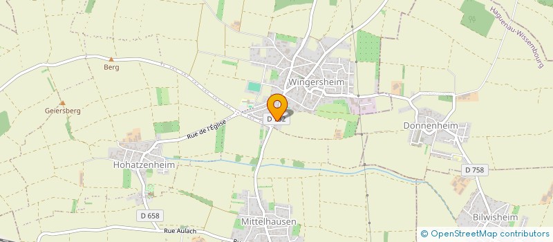 localisation de l'entreprise SCI ELECTRA  WINGERSHEIM LES QUATRE BANS