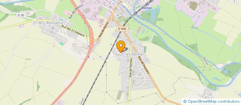 localisation de l'entreprise SCI ELECTRO DE L'ETOILE  RETHEL