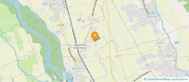 localisation de l'entreprise SCI ELECTRO M  BAUDREIX