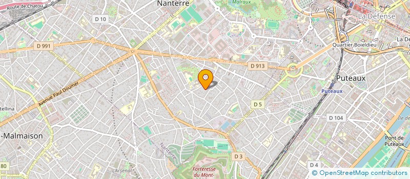 localisation de l'entreprise SCI ELECTRUM  NANTERRE