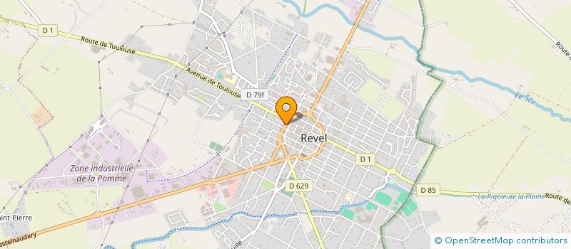 localisation de l'entreprise SCI ELEFTERION  REVEL