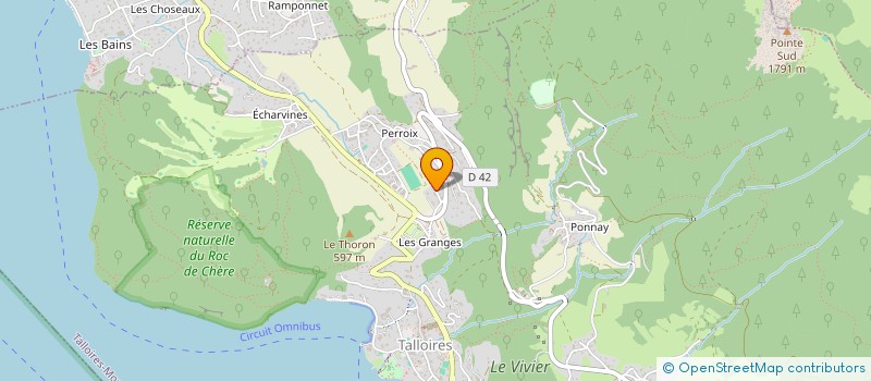 localisation de l'entreprise SCI ELEGAUX  TALLOIRES-MONTMIN