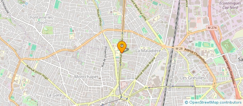 localisation de l'entreprise SCI ELEL à DIJON