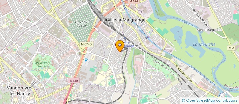 localisation de l'entreprise SCI ELELOU  JARVILLE-LA-MALGRANGE