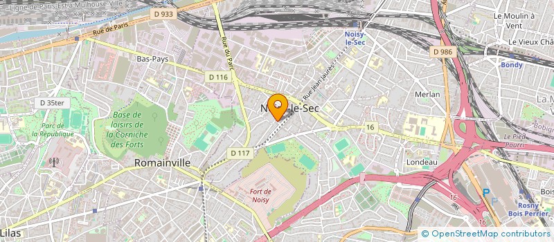 localisation de l'entreprise SCI ELEM à NOISY-LE-SEC