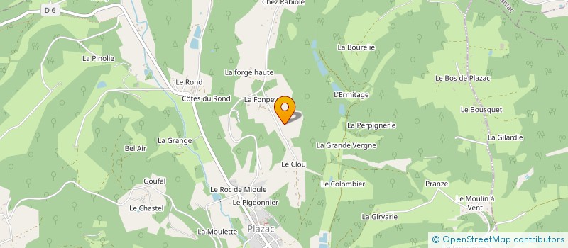 localisation de l'entreprise SCI ELEMENT TERRE à FLEURAC