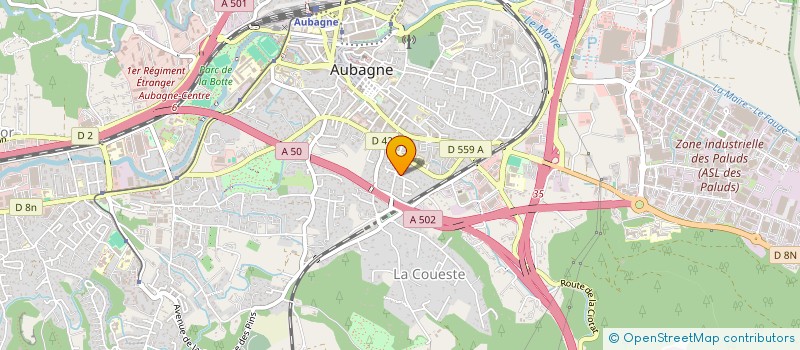 localisation de l'entreprise SCI ELENA à BRIGNOLES