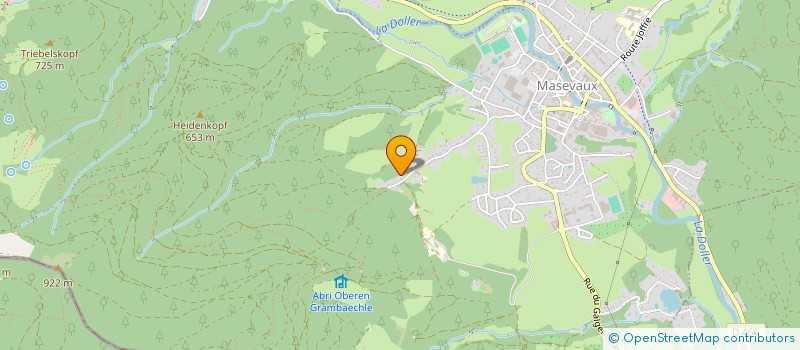 localisation de l'entreprise SCI ELENA  MASEVAUX-NIEDERBRUCK