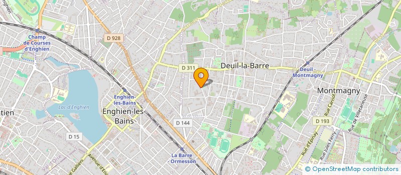 localisation de l'entreprise SCI ELENA  DEUIL-LA-BARRE