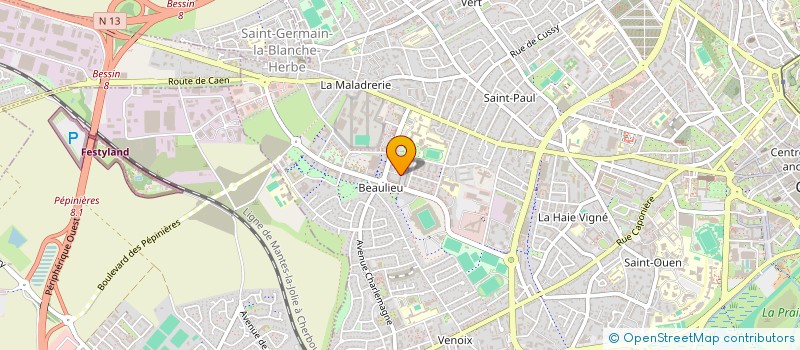 localisation de l'entreprise SCI ELENAHIM à CAEN