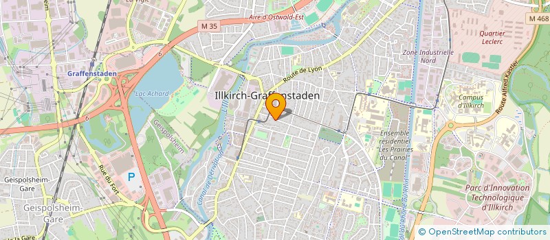 localisation de l'entreprise SCI ELENI  ILLKIRCH-GRAFFENSTADEN