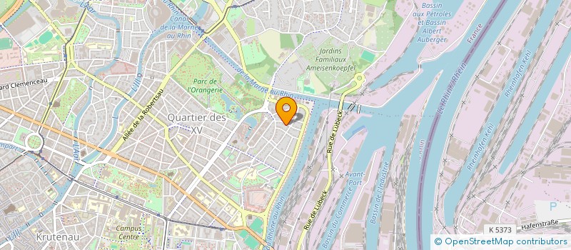 localisation de l'entreprise SCI ELENI LONGWOOD  STRASBOURG