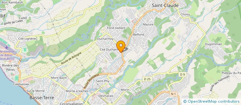 localisation de l'entreprise SCI ELEO à SAINT-CLAUDE