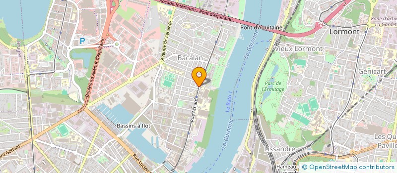 localisation de l'entreprise SCI ELEONOR DIFFUSION  BORDEAUX