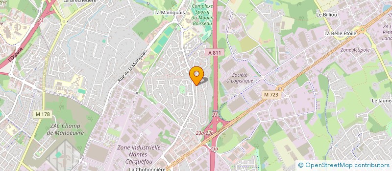 localisation de l'entreprise SCI ELEONORA  CARQUEFOU