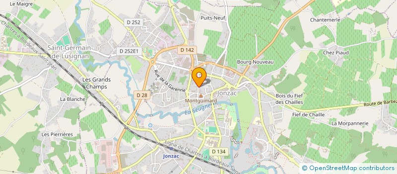 localisation de l'entreprise SCI ELEONORE  JONZAC