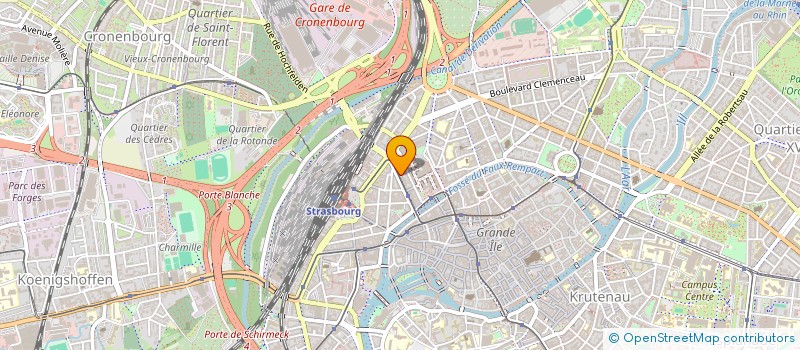 localisation de l'entreprise SCI ELEONORE  STRASBOURG