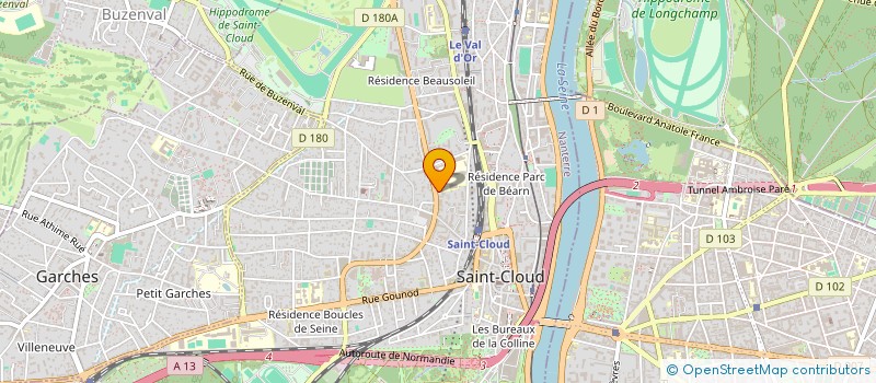 localisation de l'entreprise SCI ELEONORE à SAINT-CLOUD