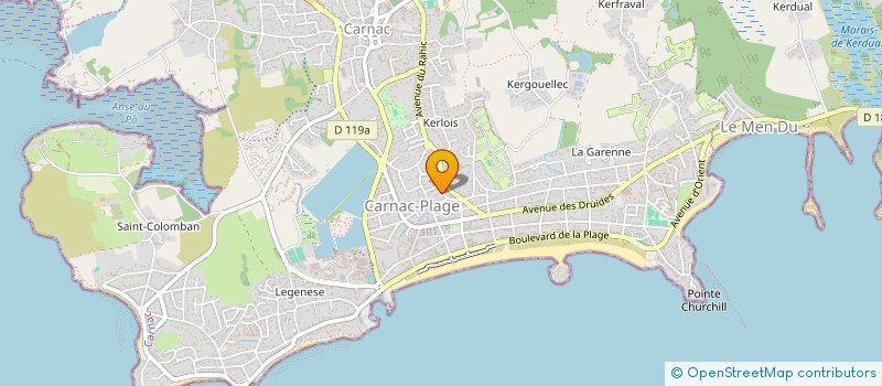 localisation de l'entreprise SCI ELEONORE ET THIERRY VIALE  CARNAC