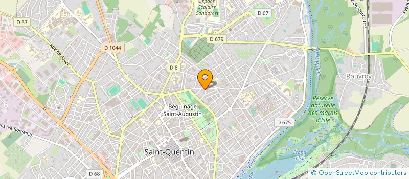 localisation de l'entreprise SCI ELEONORE ET VOLODIA à SAINT-QUENTIN