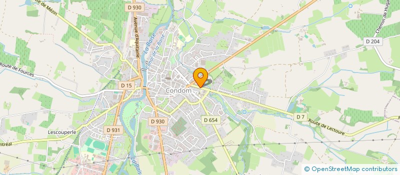 localisation de l'entreprise SCI ELEPHANT AND CASTEL  CONDOM