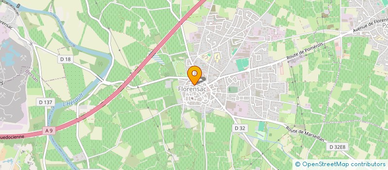 localisation de l'entreprise SCI ELEPHANTA  FLORENSAC