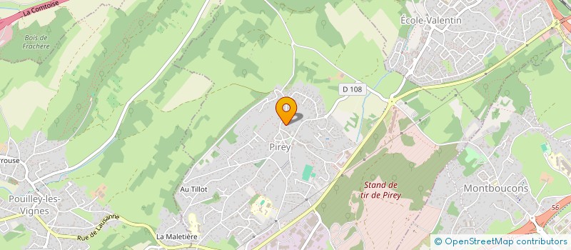 localisation de l'entreprise SCI ELERMA  PIREY